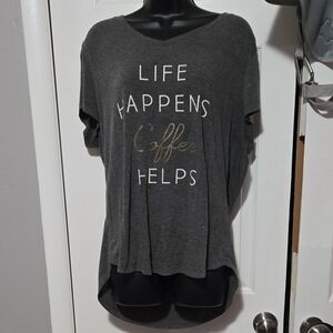 Charcoal Graphic Women's Tunic